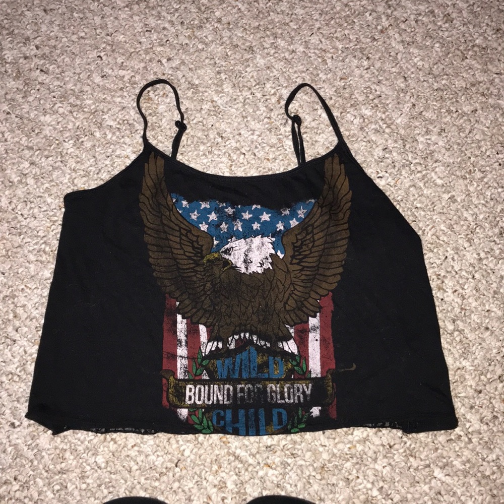 Black tank top
